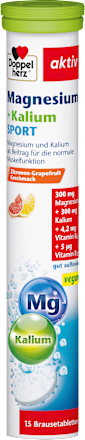 Magnesium Kalium Sport Bruistabletten (15 tabletten), 99 g