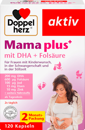 Mama plus capsules 120 stuks, 153,6 g