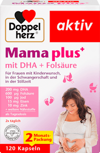 Mama plus capsules 120 stuks, 153,6 g