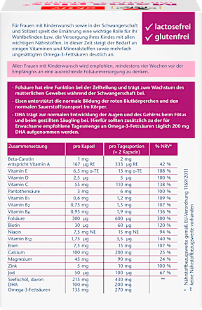 Mama plus capsules 120 stuks, 153,6 g