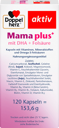 Mama plus capsules 120 stuks, 153,6 g