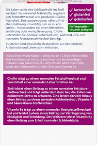 Mariendistel + Artischocke & Löwenzahn Kapseln 30 St, 27,3 g