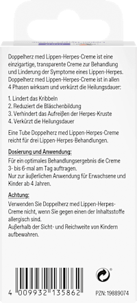 Lippen-Herpes-Creme 4in1, 6 ml