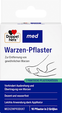 Warzen Entferner Pflaster, 16 St