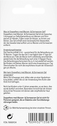 Warzen- & Dornwarzen Gel, 4 ml
