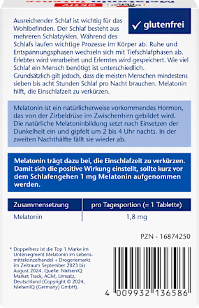 Melatonine Intense Mini Tabletten 40 stuks, 3,7 g