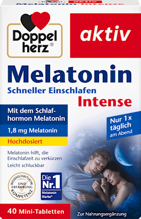 Melatonine Intense Mini Tabletten 40 stuks, 3,7 g