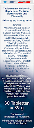 Melatonine + Magnesium 400 30 stuks, 39 g