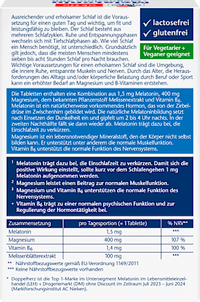 Melatonine + Magnesium 400 30 stuks, 39 g