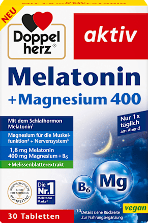 Melatonin + Magnesium 400, Tabletten 30 St, 39 g