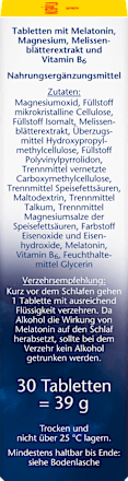 Melatonin + Magnesium 400, Tabletten 30 St, 39 g