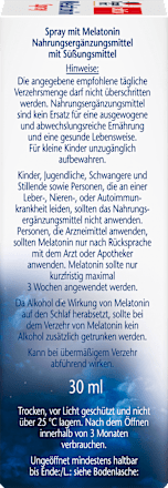 Melatonin Spray, 30 ml