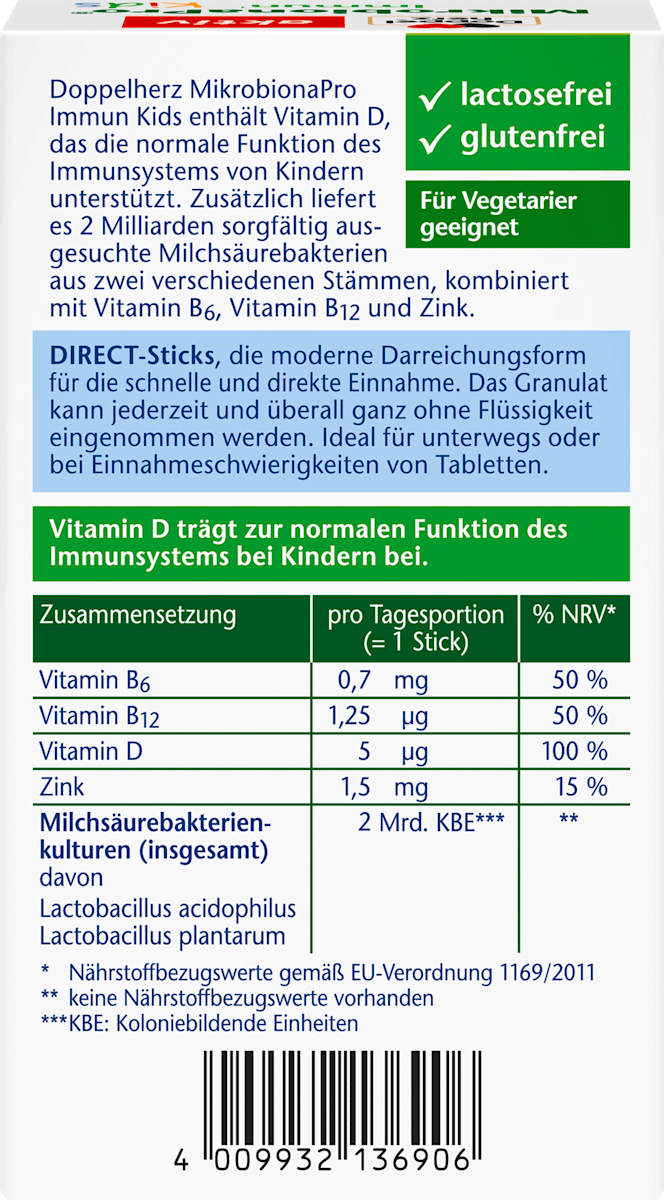 MikrobionaPro Immun Direct Kids Sticks 12 St, 18 g