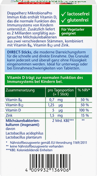 MikrobionaPro Immun Direct Kids Sticks 12 St, 18 g
