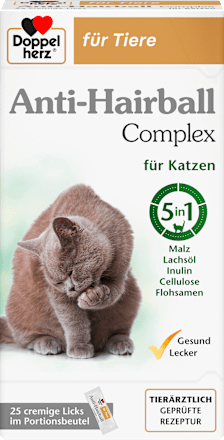 Voedingssupplement voor katten, Anti-haarbalcomplex (25 stuks), 250 g