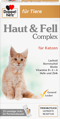 Voedingssupplement voor katten, Huid &amp; Vacht Complex (25 stuks), 250 g