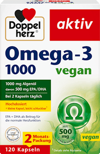 Omega-3 1000 Kapseln 120 St, 85,9 g