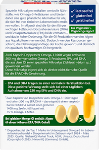 Omega-3 1000 Kapseln 60 St, 42,9 g