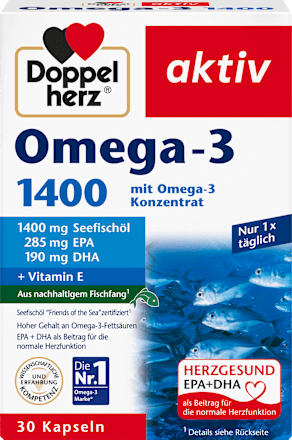 Omega-3 1400 Kapseln 30 St, 59,2 g