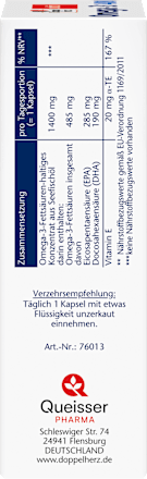 Omega-3 1400 Kapseln 30 St, 59,2 g