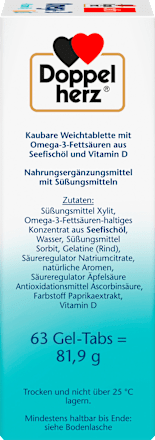 Omega-3 Kids Gel-Tabs 63 St, 81,9 g