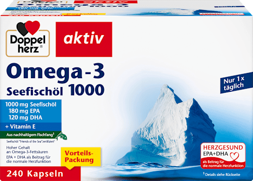 Omega-3 Seefischöl 1000, Kapseln, 240 St