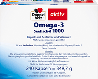 Omega-3 Seefischöl 1000, Kapseln, 240 St