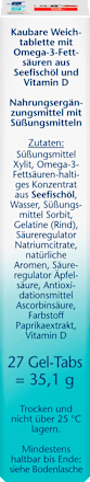 Omega-3 + Vitamin D3 Kids Kautabletten 27 St, 35,1 g