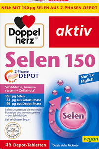 Selen 150 Depot-Tabletten 45 St, 34,3 g