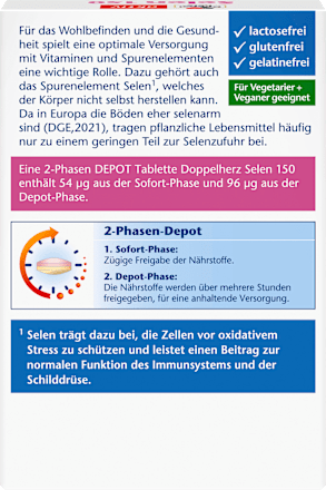 Selen 150 Depot-Tabletten 45 St, 34,3 g
