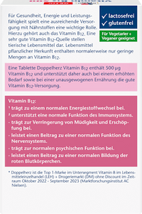 Vitamin B12 500µg Mini Tabletten 30St, 12,1 g