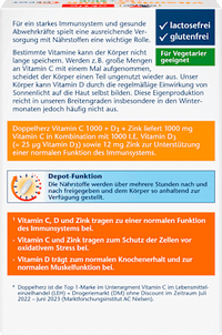 Vitamin C 1000 + D3 + Zink Depot Tabletten 30 St, 42,9 g