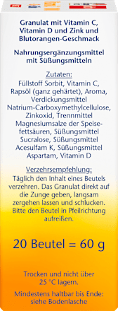 Vitamin C 1000mg + Zink Direct 20 St, 60 g