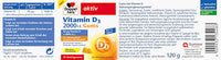 Vitamine D3 2000 IE tandvlees, 120 g