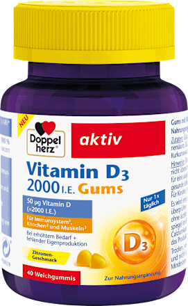 Vitamine D3 2000 IE tandvlees, 120 g
