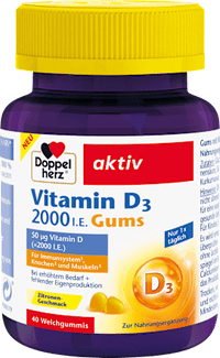 Vitamine D3 2000 IE tandvlees, 120 g