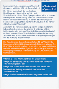 Vitamine D3 2000 IE mini tabletten 60 stuks, 24,9 g