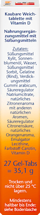Vitamine D3 400 IE Kids Gel Tabs 27 stuks, 35,1 g