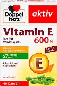 Vitamine E 600N capsules, 40 stuks