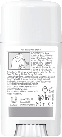 Antitranspirant Deocreme ultimate protection +care original clean, 60 ml