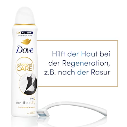 Antitranspirant deodorant spray Advanced Care Invisible Dry, 150 ml