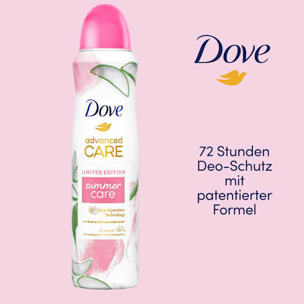 Antitranspirant deodorant spray Advanced Care, Zomerverzorging, 150 ml