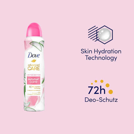 Antitranspirant deodorant spray Advanced Care, Zomerverzorging, 150 ml