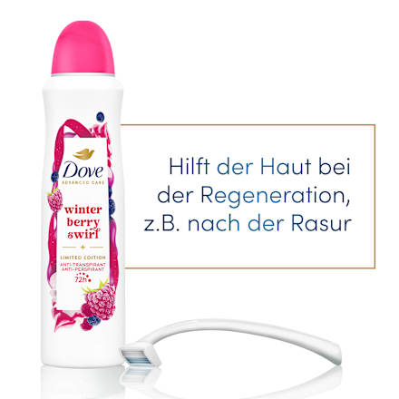 Antitranspirant deodorant spray Advanced Care winter berry swirl, 150 ml