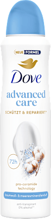 Antitranspirant Deospray Baumwoll- & Meeresmineralienduft, 150 ml