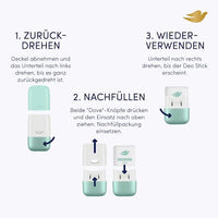 Antitranspirant Deostick Jasmin- & Bergamottenduft, Nachfüllpack, 35 ml