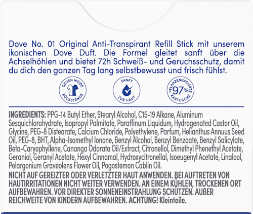 Antitranspirant Deostick Original, Nachfüllpack, 35 ml