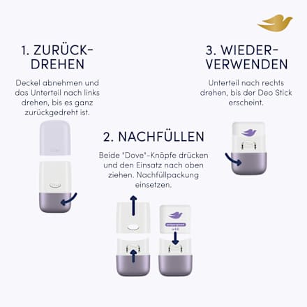 Antitranspirant Deostick Veilchen- & Tonkabohnenduft, 35 ml