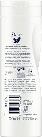 Bodylotion body love verwöhnende Pflege, 400 ml