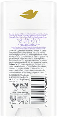 Deodorant Stick voor het hele lichaam, lavendel- en kamillegeur, 75 ml